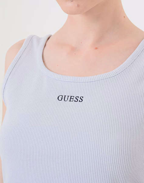 GUESS CIRCE SL RIB TANK TOP WOMEN''S BLOUSE