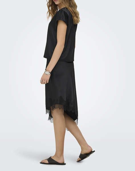 ONLY ONLFARAYA SATIN LACE SKIRT WVN
