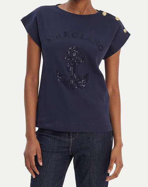 GUESS BY MARCIANO LYRIS SEQUINS TSHIRT ДАМСКА БЛУЗА