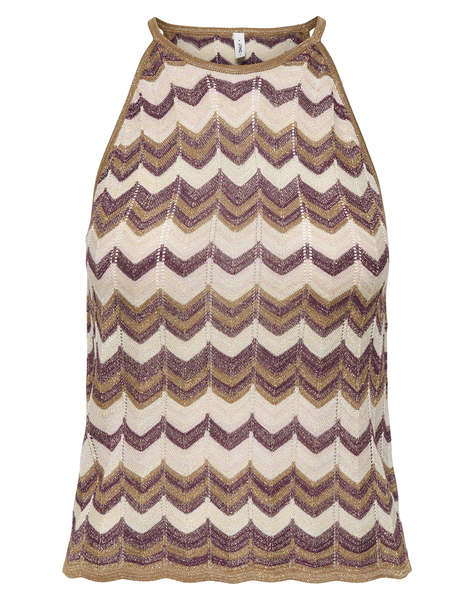 ONLY ONLASTER SL GLITTER TOP KNT