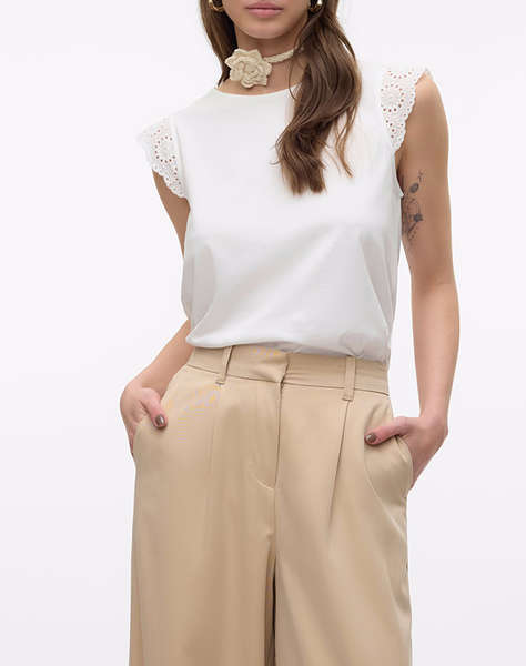 VERO MODA VMEMILY SL GATHERING TOP JRS NOOS