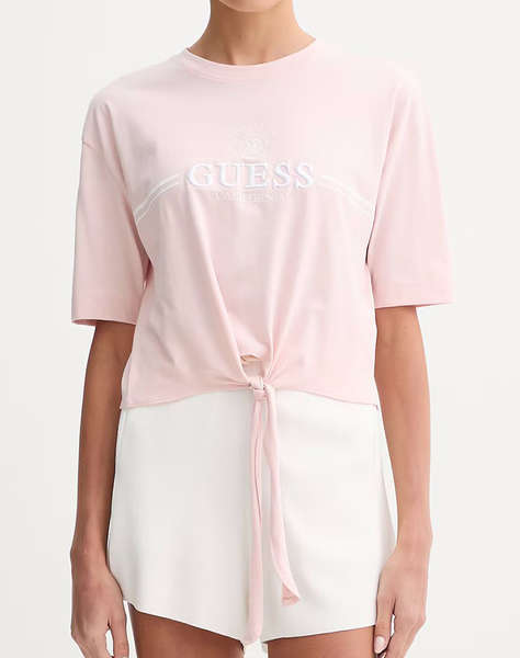 GUESS CN SS BOW T-SHIRT ДАМСКА БЛУЗА