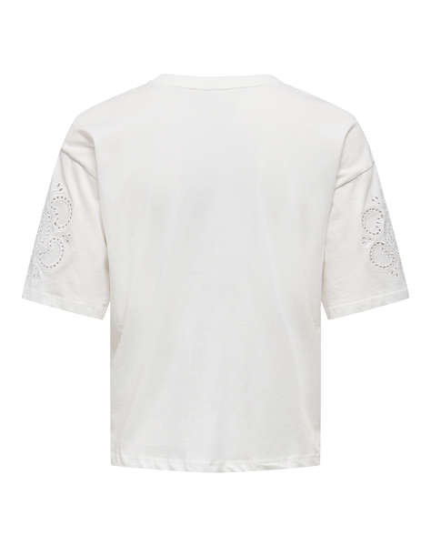 ONLY ONLTALLY S/S ROUND NECK BOX TOP JRS