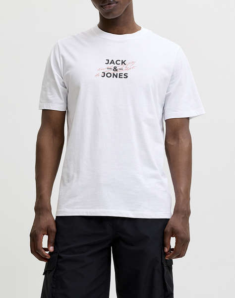 JACK&JONES JCOETERNA FRONT PRINT TEE SS CREW FST