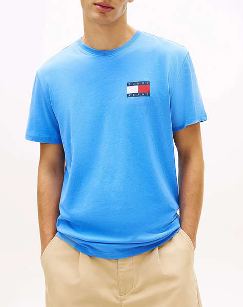 TOMMY JEANS TJM SLIM ESSENTIAL FLAG TEE EXT NEW