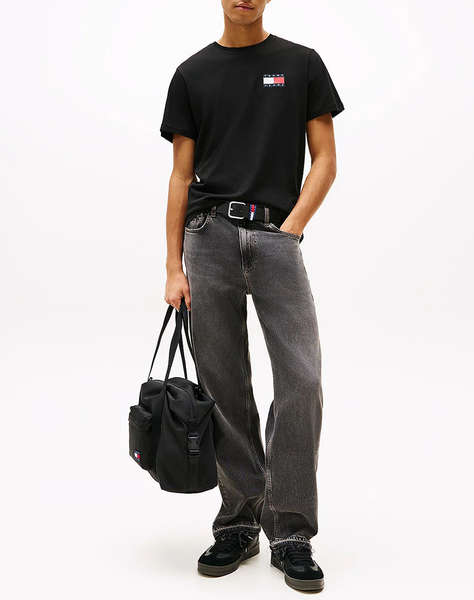 TOMMY JEANS TJM SLIM ESSENTIAL FLAG TEE EXT NEW