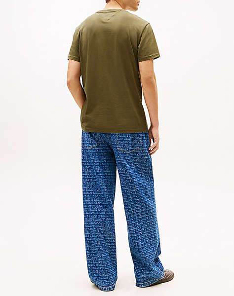TOMMY JEANS TJM SLIM ESSENTIAL FLAG TEE EXT NEW