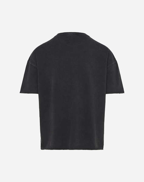 DIRTY LAUNDRY PIQUET T-SHIRT WITH RAW EDGES