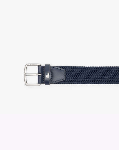 LACOSTE MEN''S BELT35 STRETCH WOWEN BELT