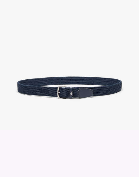 LACOSTE MEN''S BELT35 STRETCH WOWEN BELT