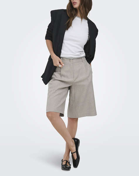 ONLY ONLLINDA HW MEL LONG SHORTS TLR NOOS