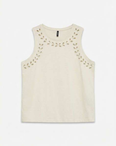 VERO MODA VMKLARA S/L O-NECK TOP JRS BTQ