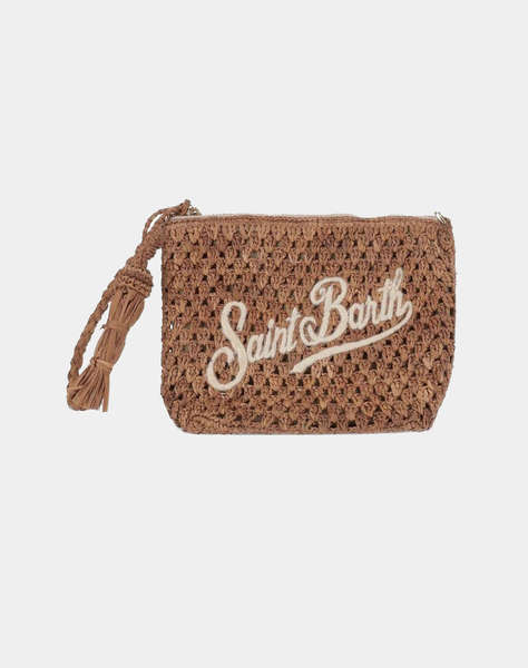 MC2 RAFFIA POUCH-POCHETTE-19 WAVE EMB
