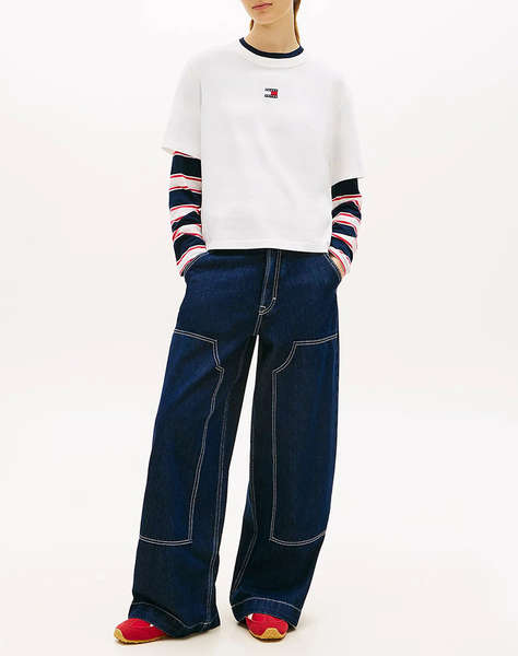 TOMMY JEANS TJW BXY BADGE TEE EXT NEW