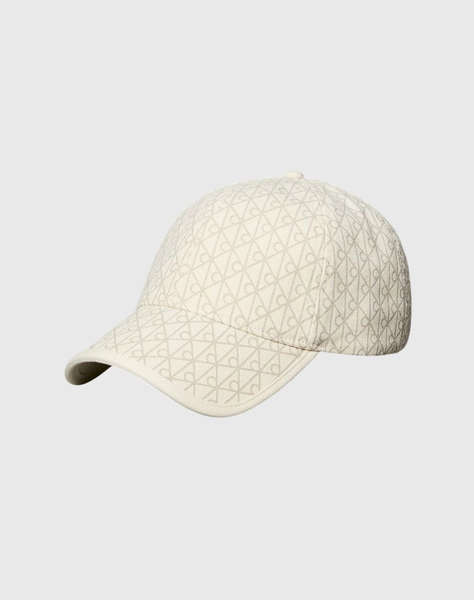 CALVIN KLEIN JEANS EMBLEM PRINT w LEATHER PATCH CAP