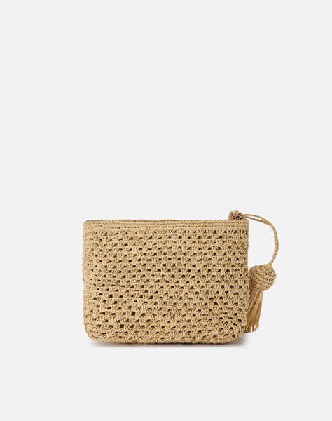 MC2 RAFFIA POUCH-POCHETTE-11 WAVE EMB