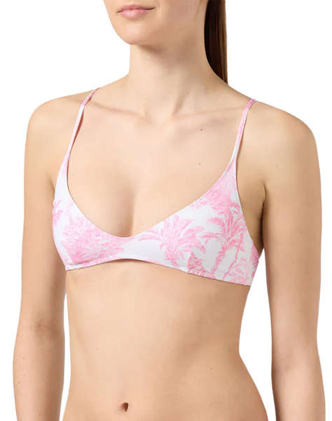 MC2 PALOMA-DEEP SCOOP BRALETTE TOP WITH BACK CLASP FASTENING-JUNGLE OCEANIA 0121