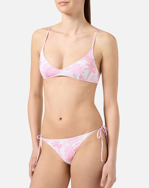 MC2 PALOMA-DEEP SCOOP BRALETTE TOP WITH BACK CLASP FASTENING-JUNGLE OCEANIA 0121