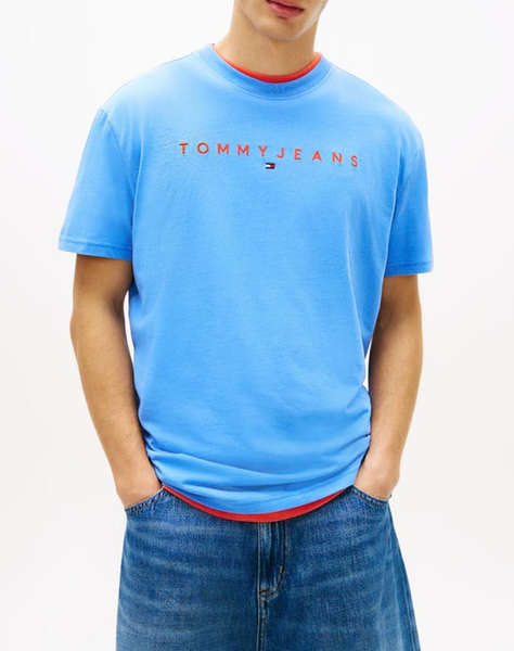 TOMMY JEANS TJM REG LINEAR LOGO TEE EXT