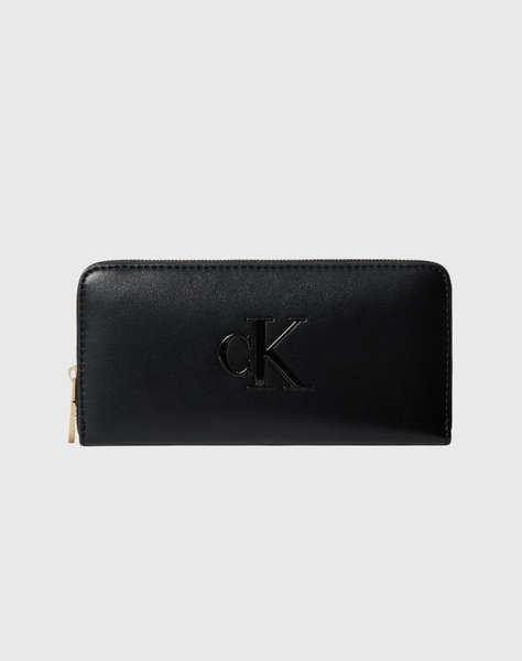 CALVIN KLEIN JEANS RAISED CK LONG ZIP AROUND