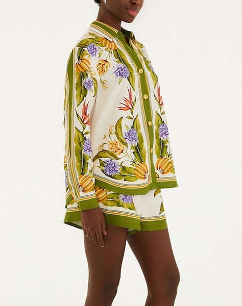 FARM RIO TROPICAL SCARF SAND SHORTS-TROPICAL SCARF SAND