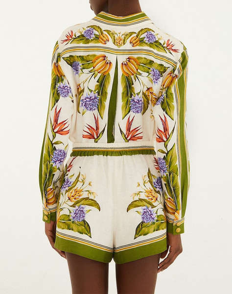 FARM RIO TROPICAL SCARF SAND SHORTS-TROPICAL SCARF SAND
