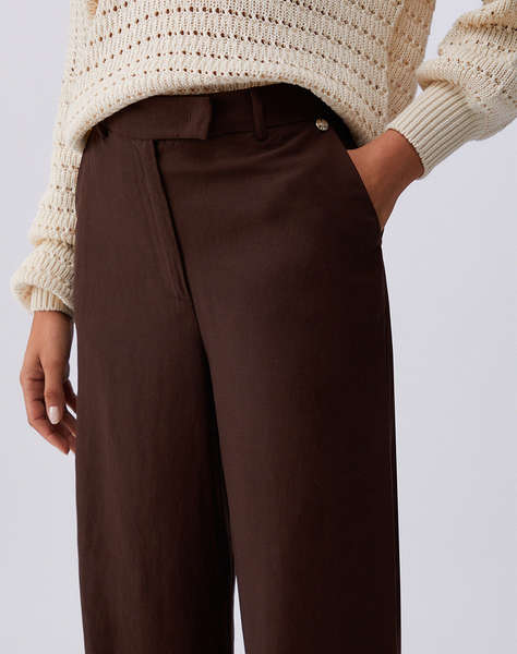 LIU JO WHITE_WA6C62_PANT.TS PPT LUNGO SACHER WOMEN''S TROUSERS
