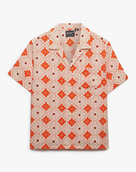 SUPERDRY D4 OVIN BEACH PRINTED S/S SHIRT WOMEN''S SHIRT