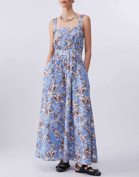 LIU JO WHITE_WA6C53_ABITO TS.NAV BLU WAVE LILES WOMEN''S DRESS