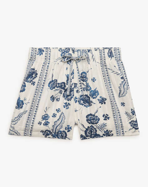 SUPERDRY D4 OVIN COTTON PRINTED BEACH SHORT WOMEN''S SHORTS