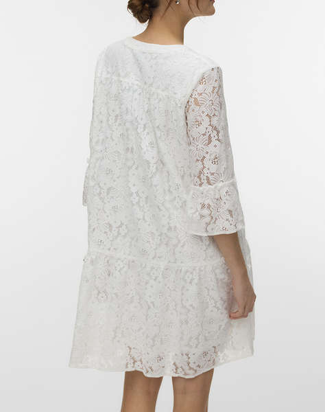 VERO MODA VMHONEY LACE 3/4 V-NECK TUNIC WVN GA