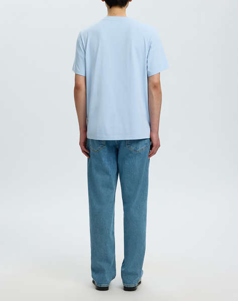 SELECTED SLHASPEN EMB SS O-NECK TEE