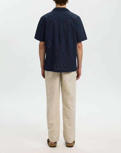 SELECTED SLHRLXJAX BRODERIE SS SHIRT