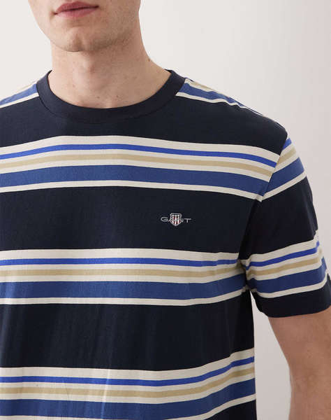 GANT BLOUSE ΚΜ MULTISTRIPE SS TSHIRT
