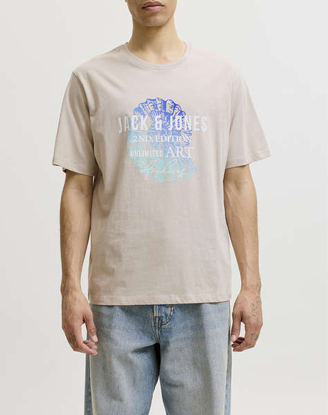 JACK&JONES JJGRADIENT PRINT TEE SS CREW NECK LN