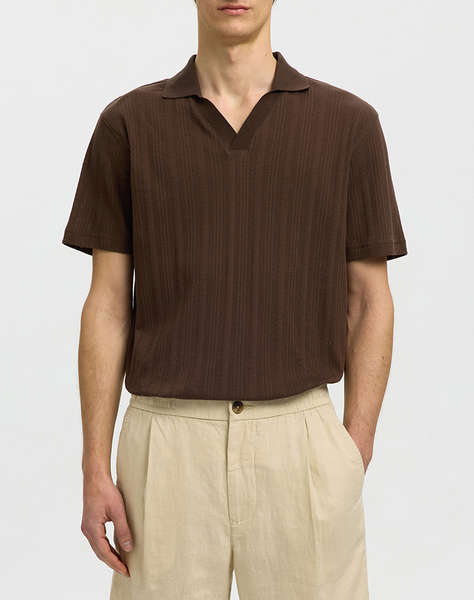 SELECTED SLHTRAVIS SS POLO