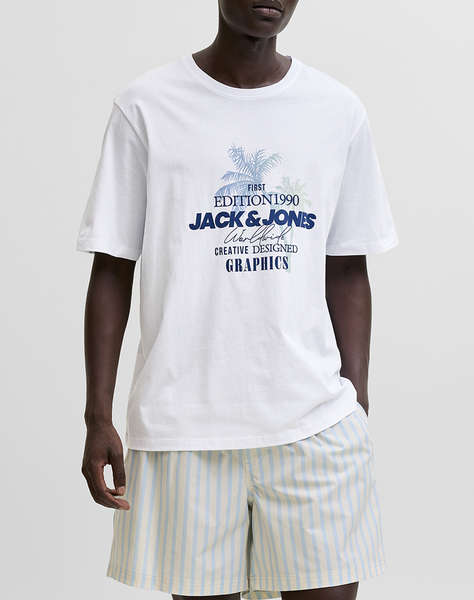 JACK&JONES JJGRADIENT PRINT TEE SS CREW NECK LN