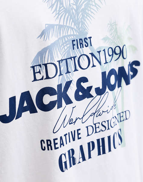 JACK&JONES JJGRADIENT PRINT TEE SS CREW NECK LN