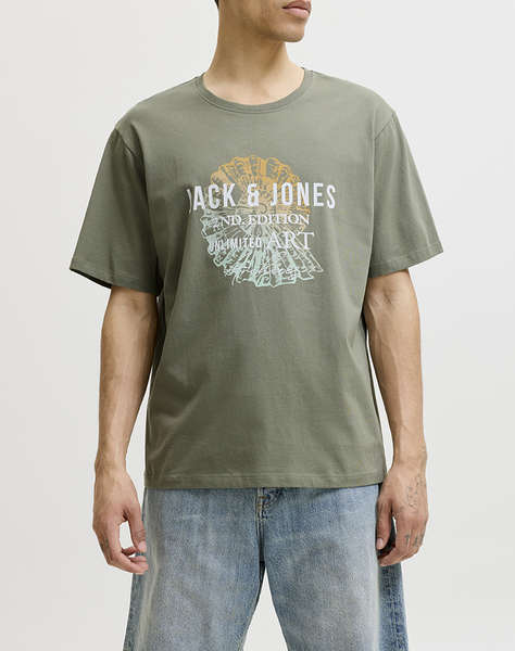 JACK&JONES JJGRADIENT PRINT TEE SS CREW NECK LN