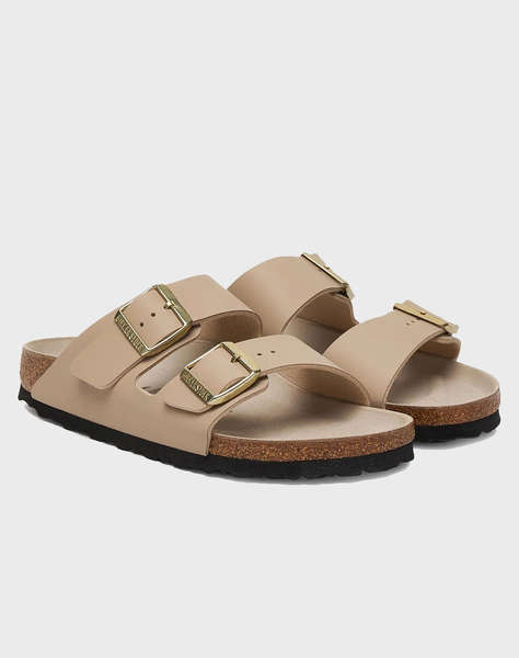 BIRKENSTOCK S26 SYNTHETICS ARIZONA BF TRIPLES SANDCASTLE/OYSTER 35 - 43 NARROW SEASONAL WOMEN''S SHOE