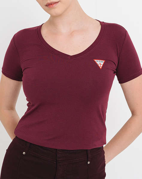 GUESS SS VN MINI TRIANGLE TEE ДАМСКА БЛУЗА