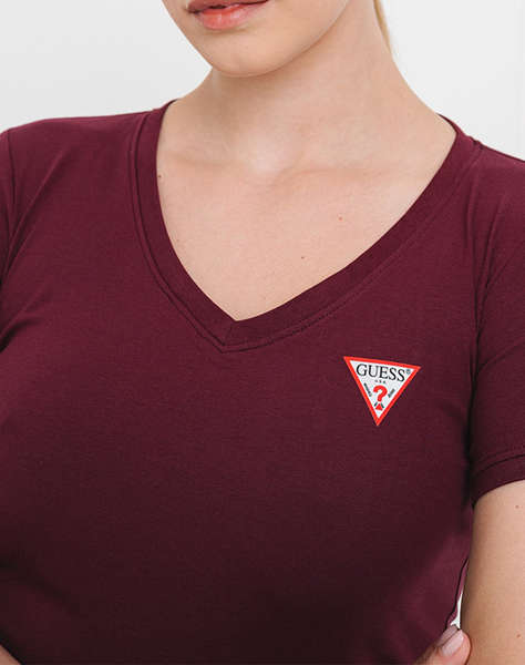 GUESS SS VN MINI TRIANGLE TEE ДАМСКА БЛУЗА