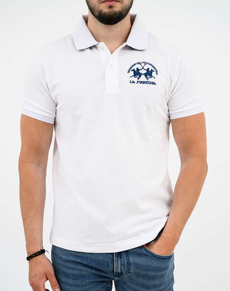 LA MARTINA БЛУЗА POLO KM MAN POLO S/S PIQUET STRETCH
