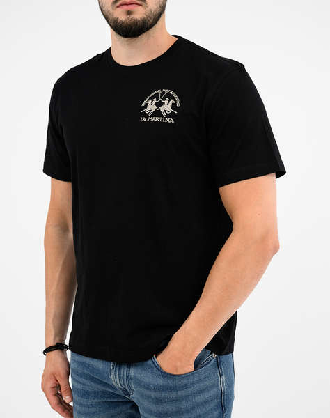 LA MARTINA БЛУЗА T-SHIRT KMMAN S/S TSHIRT JERSEY