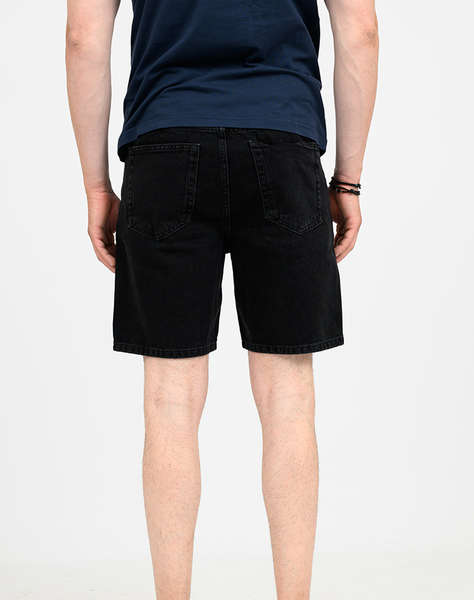 ANTONY MORATO MMDS00084FA7001431W02263 MIN OF 10 DENIM SHORT TOM REGULAR FIT IN RIGID BLACK-BLACK DENIM DENIM SHORT TOM REGULAR FIT IN RIGID BLACK-BLACK DENIM BERMUDA MEN''S