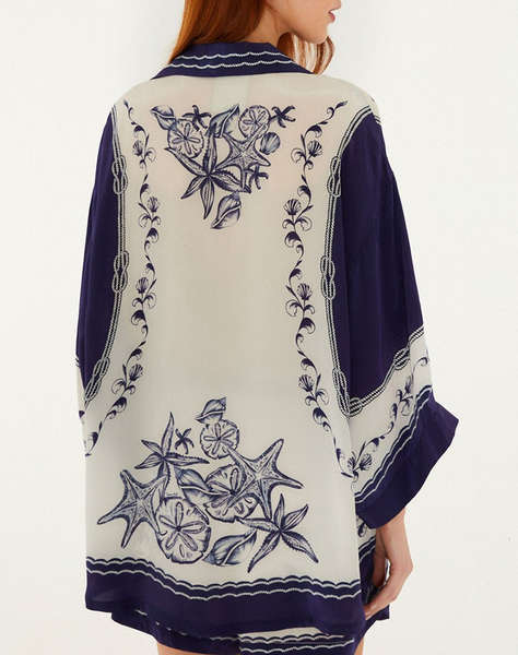 FARM RIO COAST SCARF OFF-WHITE SHIRT-COAST SCARF OFF-WHITE