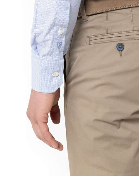 THE BOSTONIANS SHIRT DOBBY CUSTOM FIT Semi-Rex Custom Fit