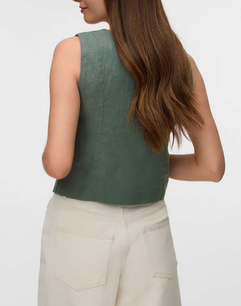 VERO MODA VMLAICA SL LINEN WAISTCOAT
