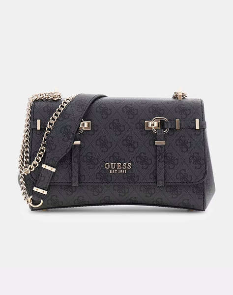 GUESS LEONA LOGO CONVRTBL XBODY FLAP ДАМСКА ЧАНТА