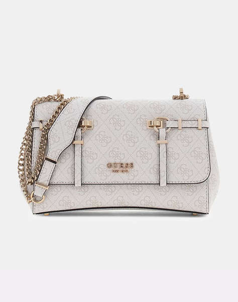GUESS LEONA LOGO CONVRTBL XBODY FLAP ДАМСКА ЧАНТА